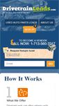 Mobile Screenshot of drivetrainleads.com